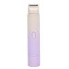 Dual Head Hair Trimmer for Women, Electric Body Hair Removal with 3 Attachments, Rechargeable Bikini Line and Underarm Portable Lady Grooming Kit (Gradient Purple) view 4