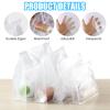GAWBYET 50 PCS Mini Clear Makeup Bag,Small Clear Zipper Pouch Travel Bag for Toiletries Plastic Cosmetic Organizer Waterprooffor Swimsuit Bikini Travel Vacation(7.9 x 5.9 x 2 Inch) view 3
