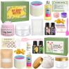 JUYRLE Body Butter Making Kit- Shea Butter Lotion Making Kit, DIY Crafts for Adults with Organic Shea Butter, Sweet Almond Oil, Mica Powder, Natural Whipped Body Butter Maker Skin Care Gifts for Women view 1