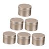 Angoily 6pcs Aluminum Candle Containers Diy Candle Making Jars Lightweight Durable for Storing Ointments Items for Crafts Travel Matte Finish view 1