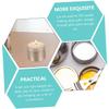 Angoily 6pcs Aluminum Candle Containers Diy Candle Making Jars Lightweight Durable for Storing Ointments Items for Crafts Travel Matte Finish view 2