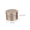 Angoily 6pcs Aluminum Candle Containers Diy Candle Making Jars Lightweight Durable for Storing Ointments Items for Crafts Travel Matte Finish view 3