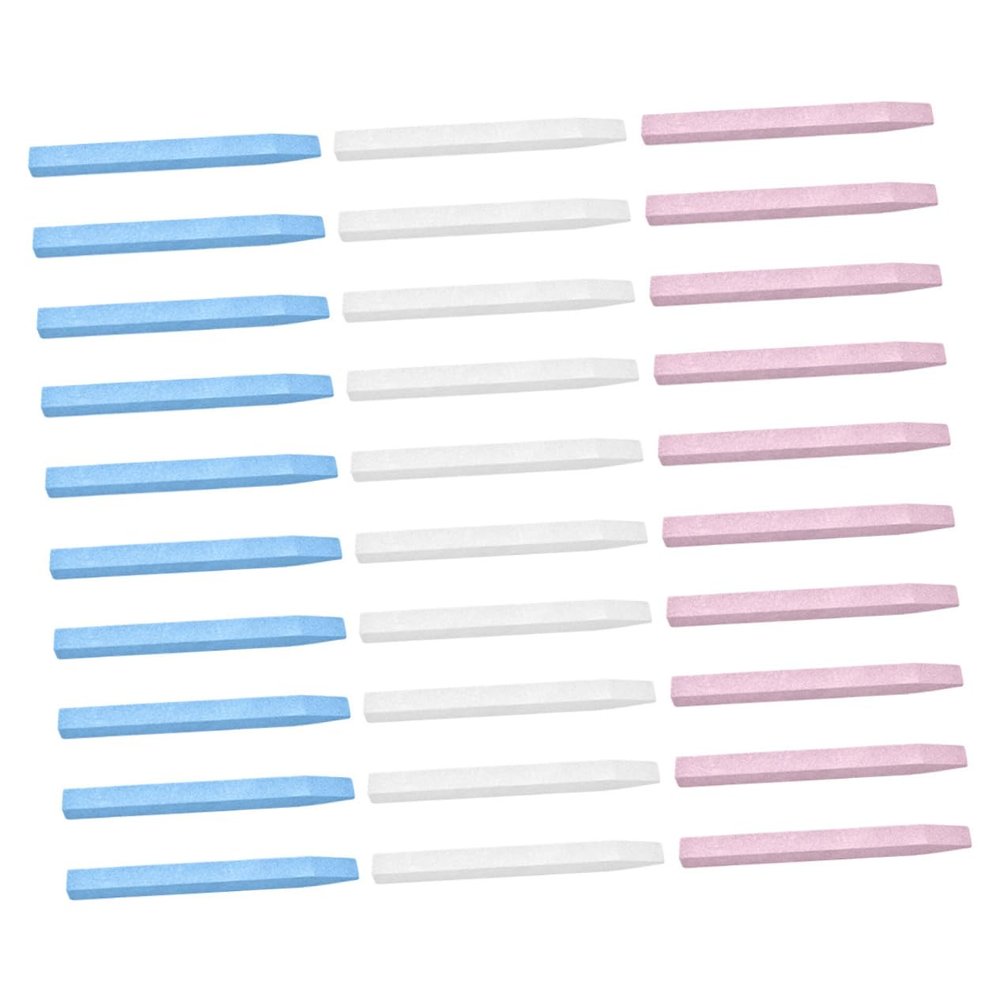 Beaupretty 30pcs Nail Buffing Tools Cuticle Pusher Stones Nail File and Buffer Block for Natural