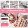 12 Pcs Nail Drill Bits, Drill Bit Set Nails, 3/32" Professional Nail Bits for Nail Salon Acrylic Art, Manicure and Pedicure with 12 sanding Bands view 4