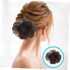 Beaupretty 2Pcs Large Messy Bun Hair Clip Wavy Curly Synthetic Hairpiece for Women Claw Clip Extensions for Updo and Ponytail Styles view 4