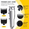 10 Pack Clipper Guards Set Replacement Fits for Conair HC224W/HC244NGBV/HCT242WR - 1/16" to 1", Black, by Vicue view 3