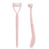 Corconess Eyelash Comb, 2PCS Pink Eyelash Separator Tool Lash Comb Lash Separator with Cover for Girls Women Eye Makeup Brushes Separator Mascara Applicator Tools with Metal Teeth view 1