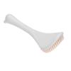 Adjustable Long Handle Foot Brush with Curved Head, Multipurpose for Shower, Travel Essential and Relaxation (White) view 2