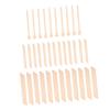 SAFIGLE 150pcs Wax Applicators for Body Hair Removal Irregular Wax Wands Safe and User-friendly for Home Waxing for Sensitive Areas and Daily Use view 1