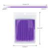 G2PLUS Micro Swabs - 100pcs Cotton Swabs for Makeup, Purple Disposable Applicators Brush for Nails, Eyeliner and Lash Tech Supplies view 2