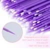 G2PLUS Micro Swabs - 100pcs Cotton Swabs for Makeup, Purple Disposable Applicators Brush for Nails, Eyeliner and Lash Tech Supplies view 4