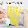800 Pcs Pimple Patches Stars, Star Face Pimple Patches, Hydrocolloid Acne Patche, Hydrocolloid Containing Tea Tree Oil, Invisible Tear-Off Design, Beauty and Skin Care (5 Colors) view 3
