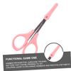 Healeved 2PCS Stainless Steel Beauty Scissors Set High Precision Eyebrow and Eyelash Trimmers for Personal Grooming Professional Beauty Tool for Women view 3