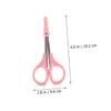 Healeved 2PCS Stainless Steel Beauty Scissors Set High Precision Eyebrow and Eyelash Trimmers for Personal Grooming Professional Beauty Tool for Women view 4
