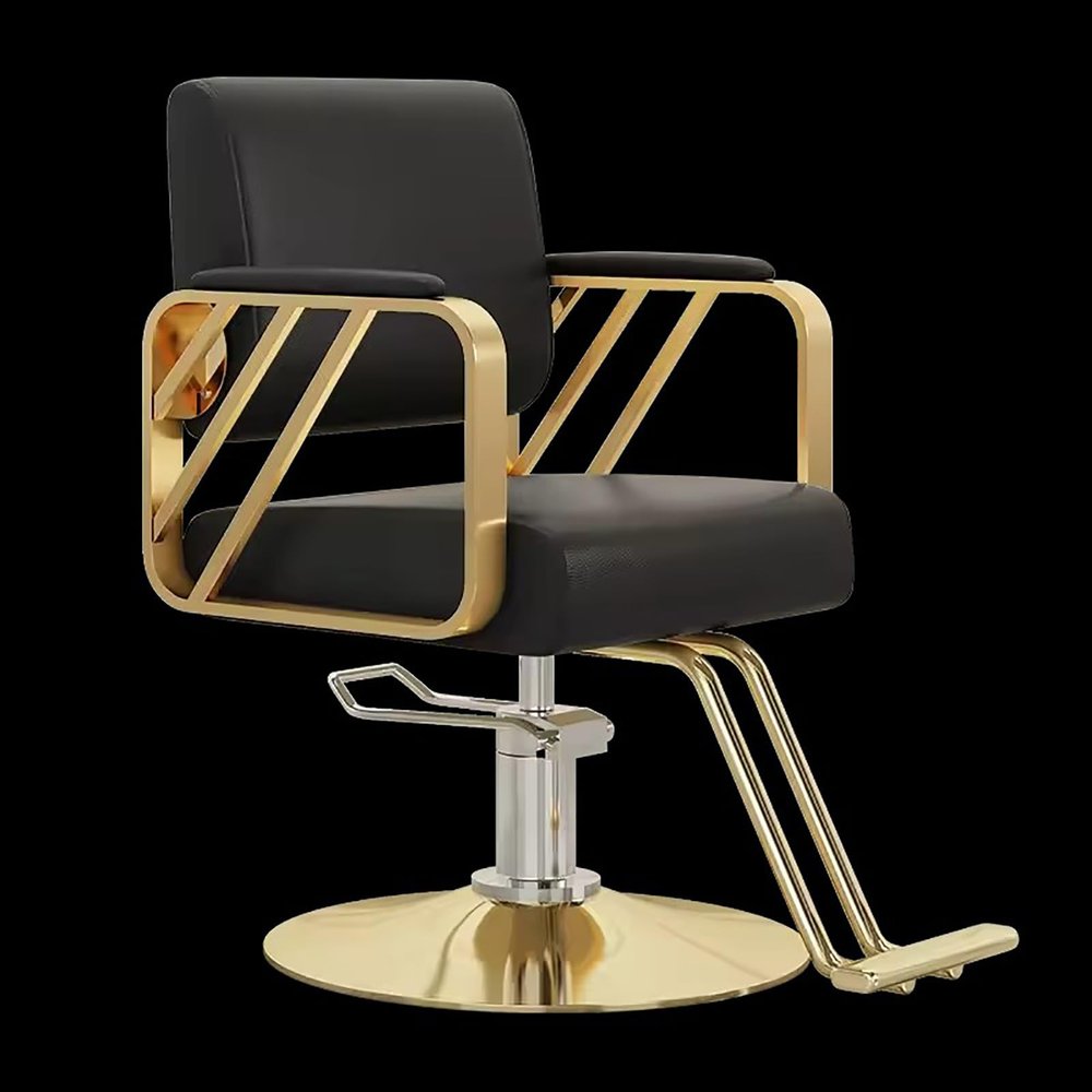 Barber Chair for Home and Professional Hair Salon, Hairdressing Chair with Swivel and Hydraulic Pump, Adjustable Hair Styling Beauty Chair with Foot Rest for Barbershop Spa Tattoo Shop,Black