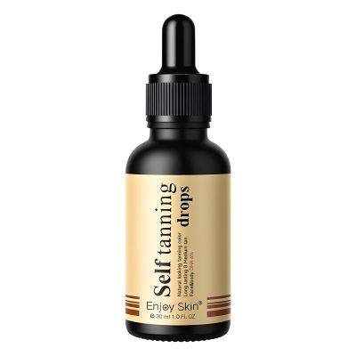 Enjoy Skin Self Tanning Drops:Customizable Sunless Tanning from Light Glow to Dark Bronze,Rich in Natural Ingredients for Caring Skin,No Skin Damage and Change Easily