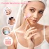 Aznrszy Gua Sha Facial Tools, Jade Roller for Face Skin Care Lymphatic Drainage, Pumpkin-Shaped Rose Quartz Head, Guasha Massager for Anti-Aging & Skin Tightening, Reduce Wrinkles & Puffiness view 4