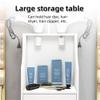 YilfeCdek Open Salon Stations for Hair Stylist, Salon Station with 2 Dryer Holders, and Drawers, Simple Hair Salon Station Cabinet, Drawer Barber Station for Hair Stylist(Whit) view 4