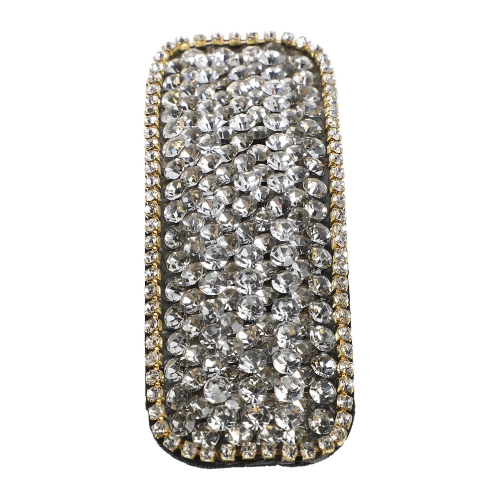 WRITWAA Rhinestone Hair Barrettes for Women Sparkly Snap Clips for Girls Elegant Retro Hair Accessories for Weddings Parties and Daily Wear Effortless Styling with Minimalist Design