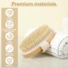 10 Pcs Dry Brushes for Body Dry Brushing Body Brush Exfoliating Brush for Shower Bath Back Circulation Improvement Dead Skin Remove Beauty Exfoliator view 4