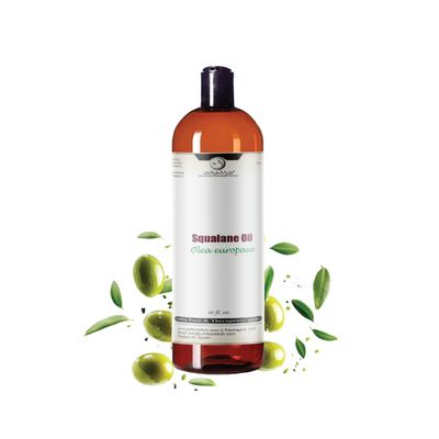 100% Pure Squalane Oil from Olives Lightweight, Non-Greasy Moisturizer for Skin & Hair | Deep Hydration, Fast-Absorbing & Non-Comedogenic | Natural Skin Care & Hair Oil | Spain | 16 Fl Oz