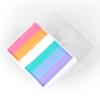 Anka Bella Professional Water Activated Rainbow Cake Face PaintPink Yellow50gm,Hypoallergenic, Non-Toxic,Face Body Painting Makeup view 1