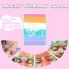 Anka Bella Professional Water Activated Rainbow Cake Face PaintPink Yellow50gm,Hypoallergenic, Non-Toxic,Face Body Painting Makeup view 3