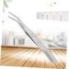 Beaupretty Portable Eyebrow Comb Tweezers Lash Extension Clip Stainless Steel Beauty Tools for Women Makeup Kit view 3