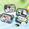 24 Pcs Volleyball Gifts for Teen Girls 12 Volleyball Makeup Bags with 12 Round Makeup Pocket Mirror, 7 x 4.7 x 2.4'' Volleyball Cosmetic Bag Sport Gifts for Women Players Fans (volleyball) view 2