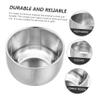 BELLIFFY 3pcs Shaving Bowl for Men Double Shaving Cup Portable Household Shave Bowl Easy to Clean and Travel Friendly Capacity view 2