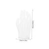 ABOOFAN Polyester Gloves 10 Pairs White Formal Protective Gloves for Coin Handling view 2