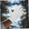 ABOOFAN Polyester Gloves 10 Pairs White Formal Protective Gloves for Coin Handling view 4
