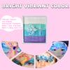 Anka Bella Professional Water Activated Rainbow Cake Face PaintPearl Sky50gm,Hypoallergenic, Non-Toxic,Face Body Painting Makeup view 3