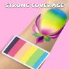 Anka Bella Professional Water Activated Rainbow Cake Face PaintWonderland50gm,Hypoallergenic, Non-Toxic,Face Body Painting Makeup view 4