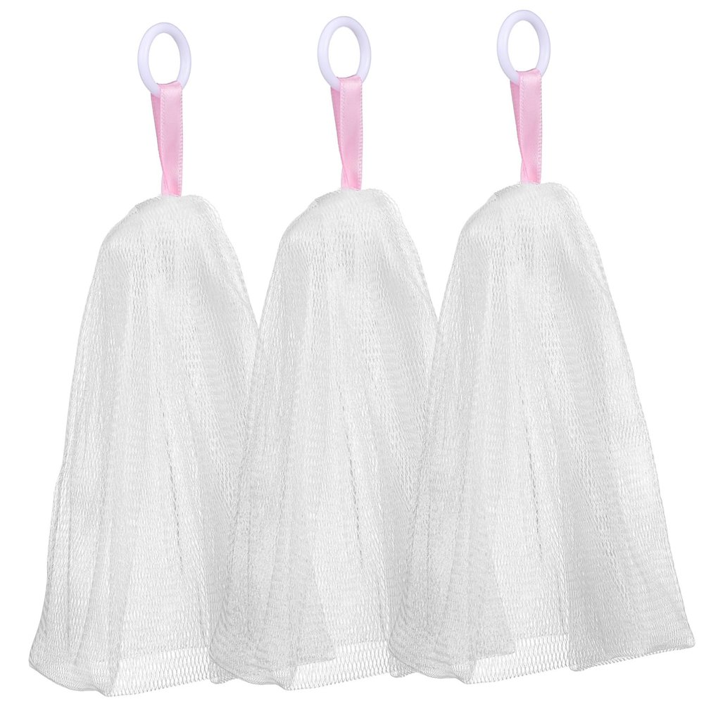 Beaupretty 3pcs Net Foamer Soap Saver for Face Wash Maker Facial Cleanser Soap Pouch Easy Storage