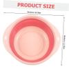 Beaupretty 1pc Portable Washbasin for Home Dormitory Convenient Cleaning Basin Reinforced Base Multi-functional Design for Face Washing Laundry and Foot Bath view 2