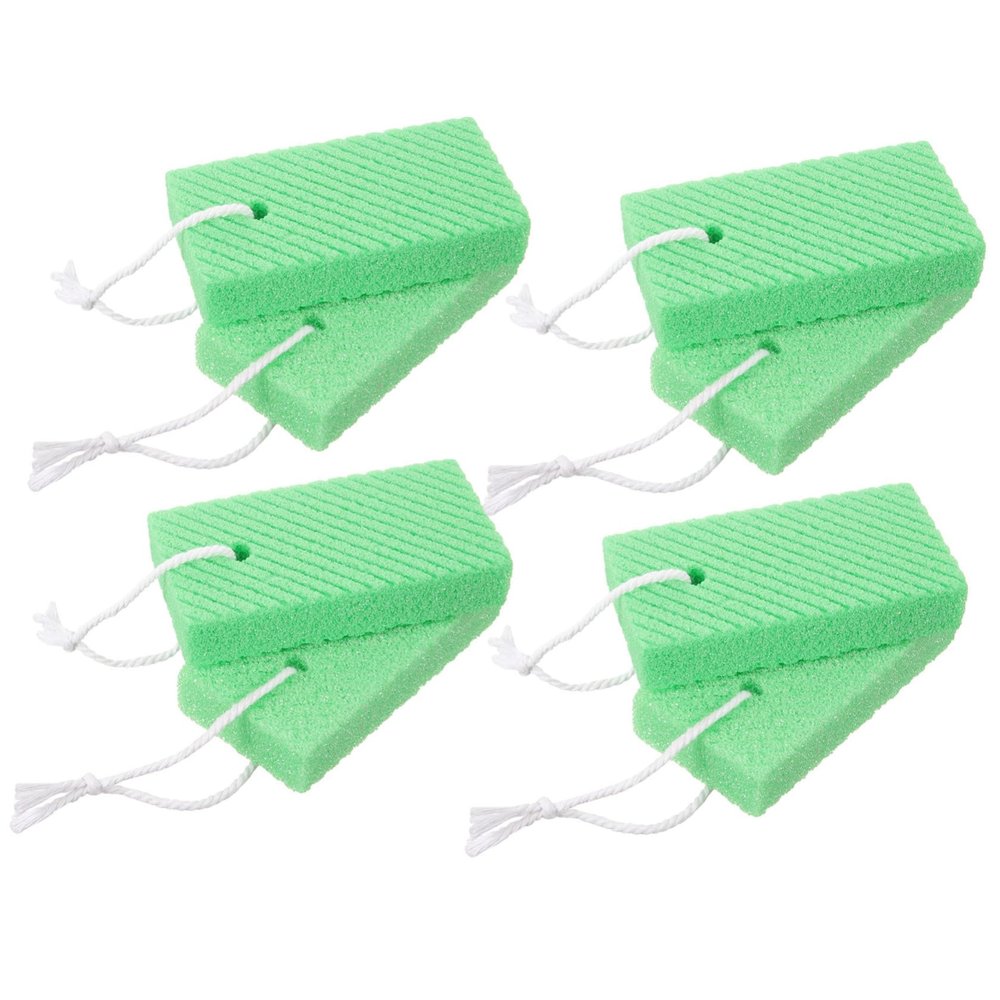 CALLARON 8pcs Foot Stone Callus Exfoliator Pumice Stones Bath Scrub Dead Skin Remover Foot Pumice Scrubber for High-Heel Addicts Random Color