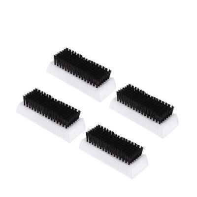 Beaupretty 4Pcs Double-Sided Nail Cleaning Brushes Non-Slip Hand Scrub Brushes with Soft Bristles High-Temperature Resistant Handwashing Brushes for Household and Personal Care
