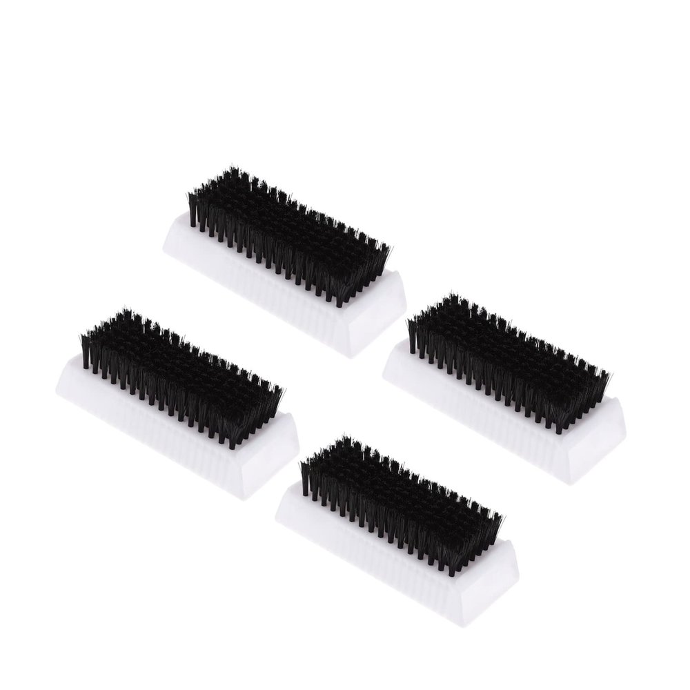 Beaupretty 4Pcs Double-Sided Nail Cleaning Brushes Non-Slip Hand Scrub Brushes with Soft Bristles High-Temperature Resistant Handwashing Brushes for Household and Personal Care
