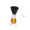 Beaupretty Soft Fiber Barber Brush Set Neck Duster Hair Cleaning Tool for Men Small Size Hair Brush Accessories and Barbershop view 2