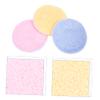 PACKOVE 3pcs Makeup Remover Pads Face Pads for Foundation Soft Comfortable Cosmetics Rounded Design view 2