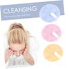 PACKOVE 3pcs Makeup Remover Pads Face Pads for Foundation Soft Comfortable Cosmetics Rounded Design view 4