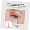 Didiseaon Water Activated Eyeliner Stencils Makeup Aid Tools Mascara Brush Eyelash Applicator Eyeliner Drawing view 4