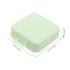 SKISUNO 2pcs Breathable Square Travel Powder Puff Storage Container Capacity Makeup Sponge Case for Organizing and Storing Powder Puff for Home and Travel Use view 2