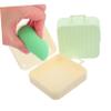 SKISUNO 2pcs Breathable Square Travel Powder Puff Storage Container Capacity Makeup Sponge Case for Organizing and Storing Powder Puff for Home and Travel Use view 3