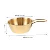 SAFIGLE 2pcs Ergonomic Handle Shaving Foam Bowl Stainless Steel Men's Shave Decorative Bowl Travel Natural Lather Production view 2