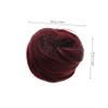 SKISUNO 2pcs Clip Fake Hair Bun Extensions for Women Lightweight Updo Easy to Use for Travel and Daily Styling view 2