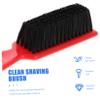 Beaupretty Men Hair and Beard Cleaning Brush Multi Functional Salon Styling Tool for Hairdressers and Personal Grooming Comfortable Handle for Easy Use and Hair Removal view 4
