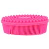 aqxreight Sensory Brush for Bath and - Soft Silicone Hair Washer Comb with Gentle - Fits Most Shampoo Bottles - Tactile Training Tool for Infants and Toddlers in Rose Red view 3