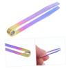 NUOBESTY Titanium Alloy Mini Tweezers Precision Camping Tool Magnetic Non Corrosive for Eyebrow Grooming Mobile Repair Lightweight Gadget for Travel Outdoor Use view 3